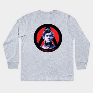 Voltairine de Cleyre - Poet, Anarchist, and Feminist Kids Long Sleeve T-Shirt